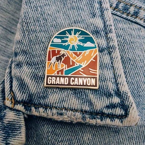 Grand Canyon National Park Enamel pin , National park accessories, gift for hikers image 3