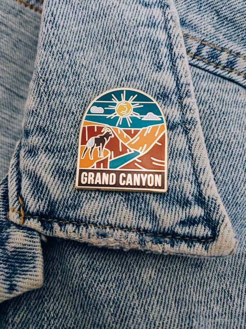 Grand Canyon National Park Enamel pin , National park accessories, gift for hikers image 3