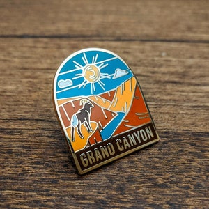 Grand Canyon National Park Enamel pin , National park accessories, gift for hikers image 2