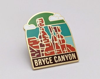 Bryce Canyon National Park Enamel pin , National park accessories, gift for hikers