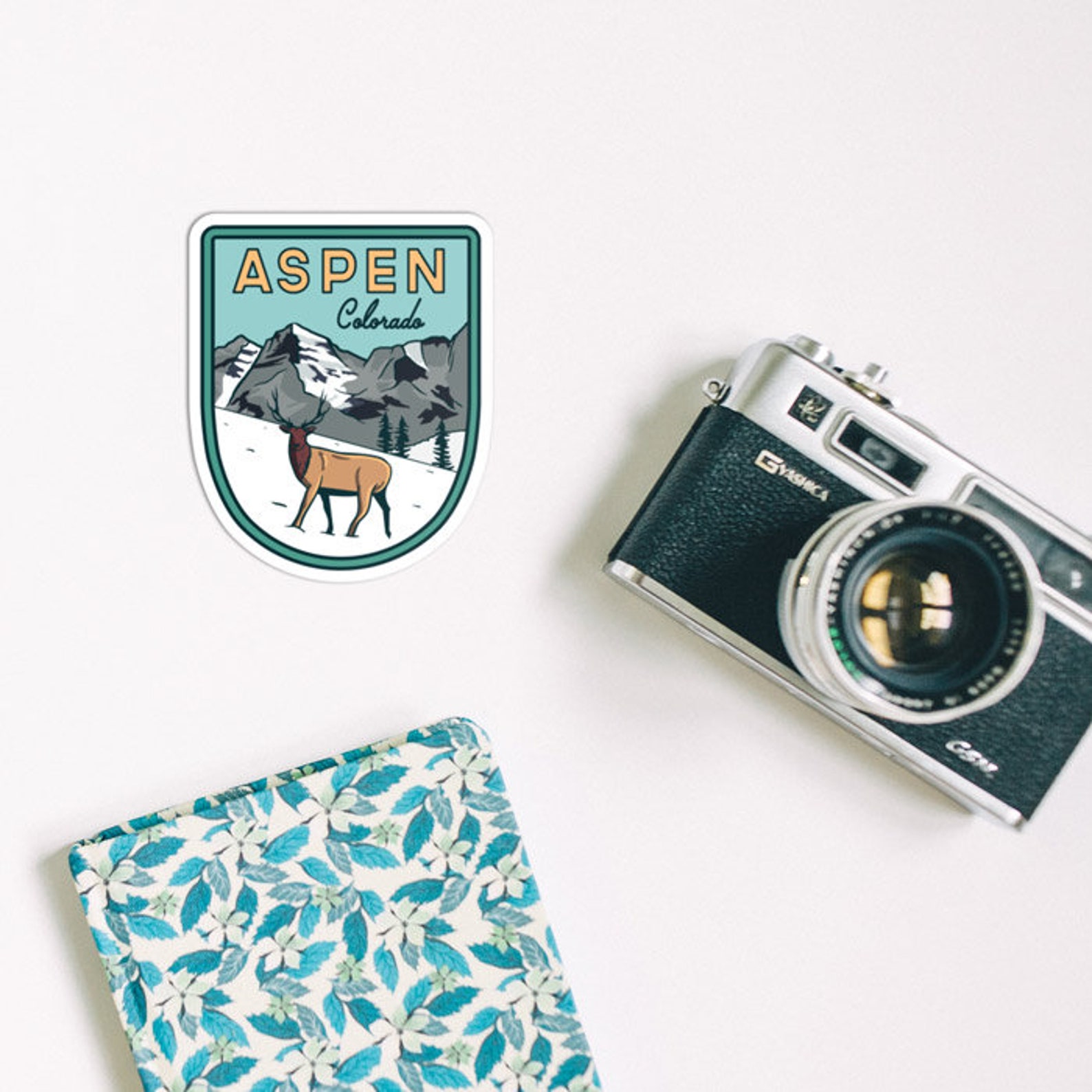 Aspen Colorado - Waterproof Vinyl Sticker, UV Resistant Decal ...