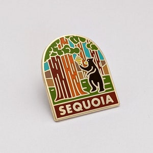 Sequoia National Park Enamel pin , National park accessories, gift for hikers