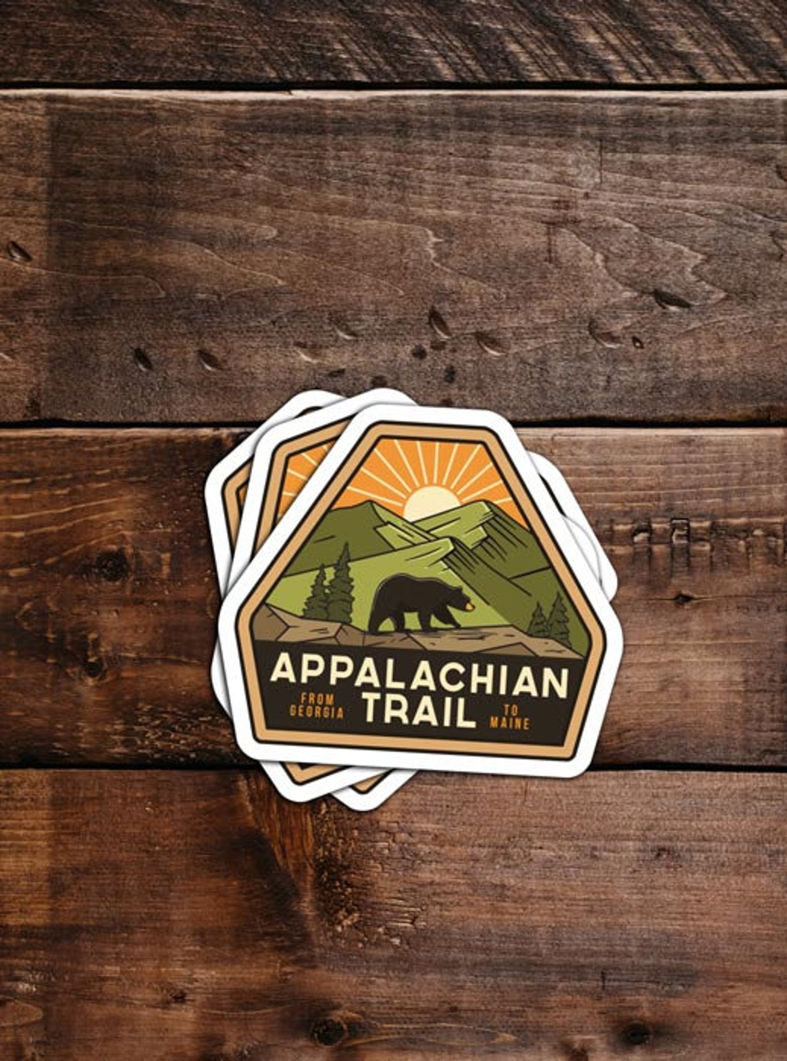 Appalachian Trail Sticker , National Park Decal Waterbottle, Laptop ...