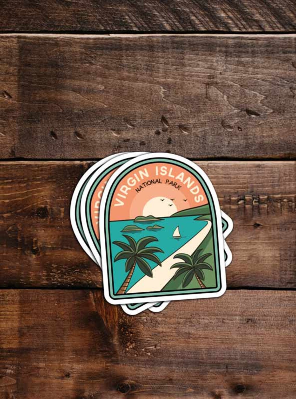 Florida National Park Stickers Florida Vinyls Bundle Etsy