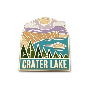 Crater Lake National Park Enamel pin , National park accessories, gift for hikers
