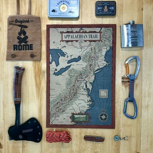 Appalachian Trail Map, The people's Trail Map, Hiking trail map, america trail map, image 8