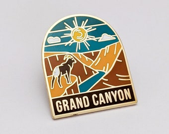 Grand Canyon National Park Enamel pin , National park accessories, gift for hikers