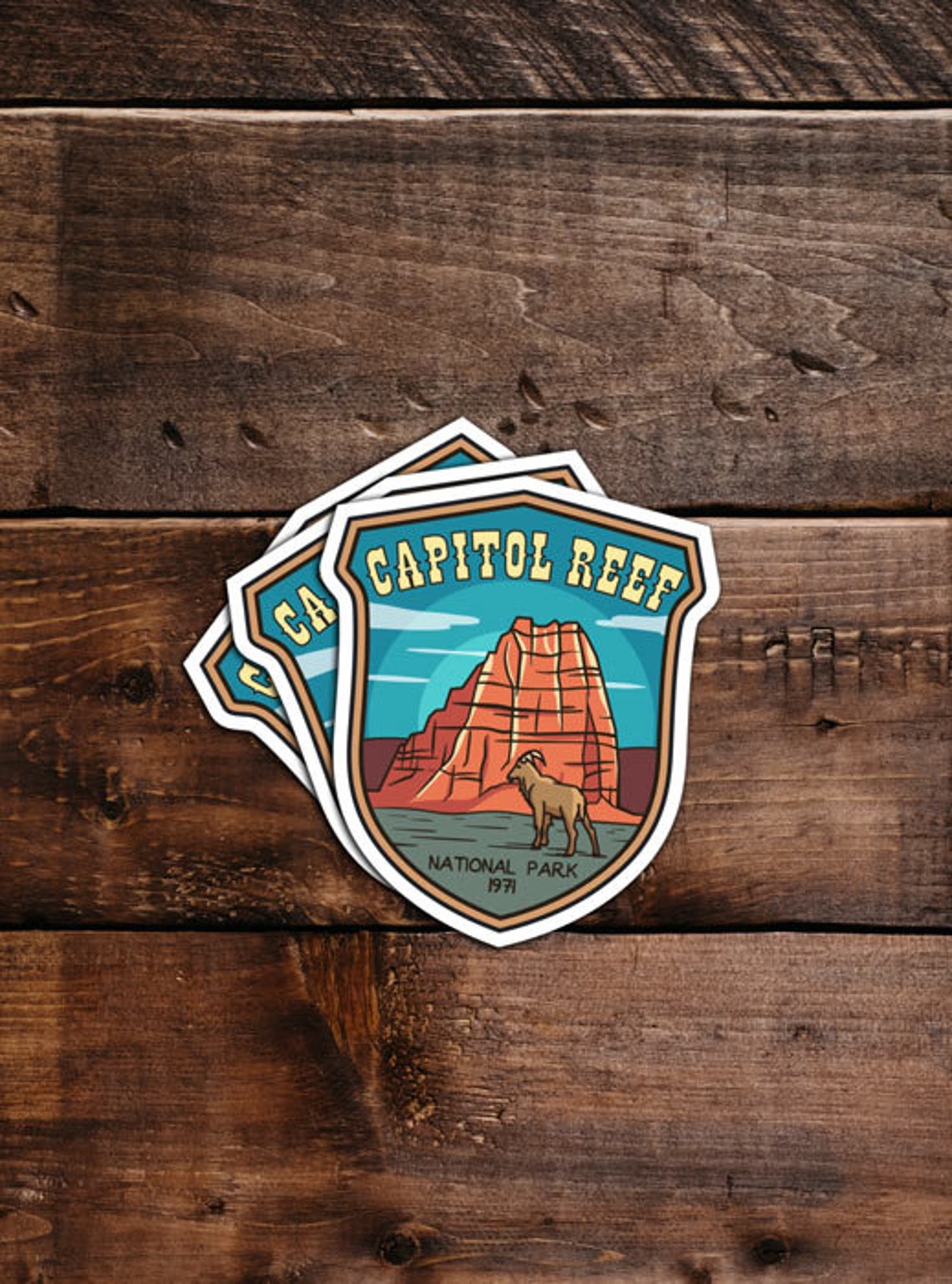 Utah National Park Stickers Utah Vinyls Bundle Etsy