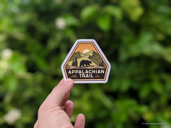 Appalachian Trail Sticker , National Park Decal Waterbottle, Laptop, Car Window, cooler, bumper Sticker, Hiker sticker