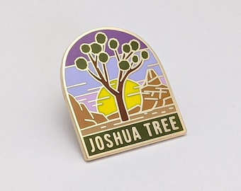 Joshua Tree National Park Enamel Pin, Hiker Souvenir