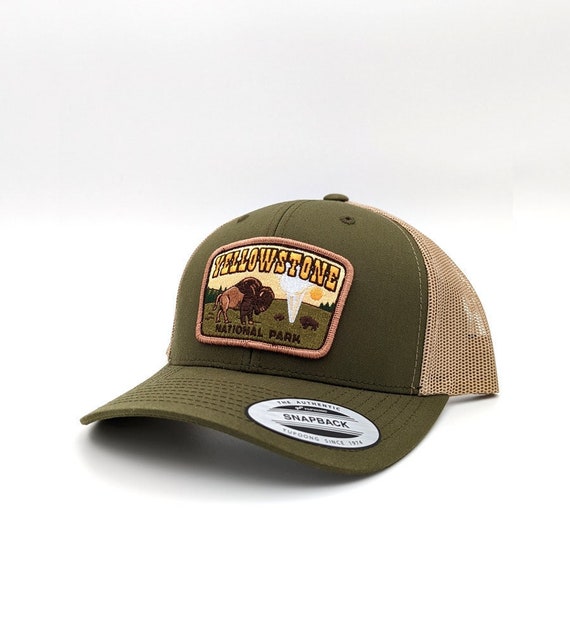 Yellowstone National Park Trucker Hat Yellowstone Trucker Hat – US Park Pass main image 2