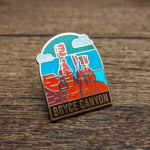 Bryce Canyon National Park Enamel pin , National park accessories, gift for hikers image 2