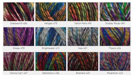 UK CYGNET CHUNKY WOOL BALL ACRYLIC KNITTING CROCHET YARN 7 COLORS