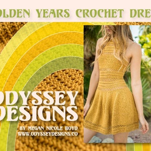 Golden Years Dress Crochet Pattern image 1