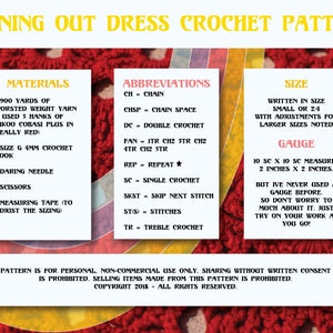 Fanning Out Dress Crochet Pattern image 5