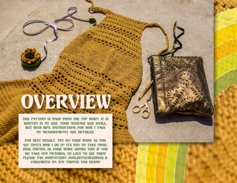 Golden Years Dress Crochet Pattern image 2