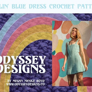 Feelin' Blue Dress Crochet Pattern image 1