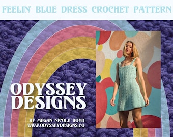 Feelin' Blue Dress Crochet Pattern