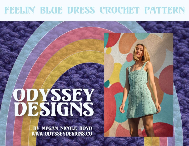 Feelin' Blue Dress Crochet Pattern image 1