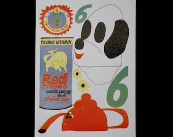 Bright Risograph Postcards