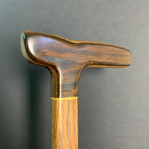 Handcrafted Oak and Maple Walking shops Cane, made in the USA