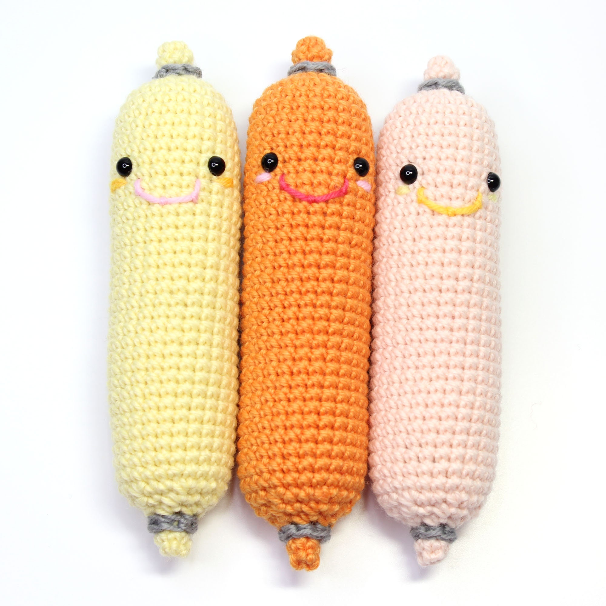 Amigurumi Pattern, Crochet Pattern, PDF, Digital file, Pattern, English, Handmade, Snack, Sausage
