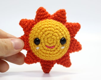 Amigurumi Pattern, Crochet Pattern, PDF,  Digital file, Pattern, English, Handmade, The Sun