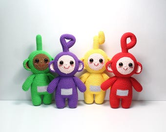 Amigurumi Teletubbis Doll Crochet Pattern (PDF Download, English)