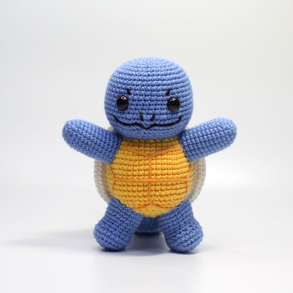 AmigurumiPattern, CrochetPattern, PDF, Digital file, Pattern, English, Handmade, Squirtle