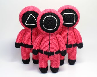Amigurumi Pattern, Crochet Pattern, PDF, Digital file, Pattern, English, Handmade, Pink Soldiers