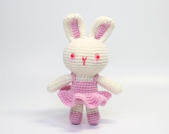 Amigurumi Ballerina Rabbit Crochet Pattern (PDF Download, English)