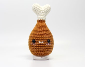 Amigurumi Pattern, Crochet Pattern, PDF, Digital file, Pattern, English, Handmade, Chicken - leg