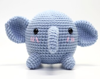 Amigurumi-haakpatroon babyolifant (pdf-download, Engels)