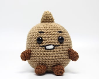 Amigurumi Pattern, Crochet Pattern, PDF, Digital file, Pattern, English, Handmade, BT21, Bt21 Baby, Shooky, Shooky Baby-1