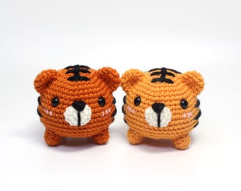 Amigurumi Pattern, Crochet Pattern, PDF, Digital file, Pattern, English, Handmade, Tiger, Round-Tiger