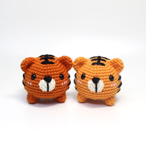 Amigurumi Pattern, Crochet Pattern, PDF, Digital file, Pattern, English, Handmade, Tiger, Round-Tiger