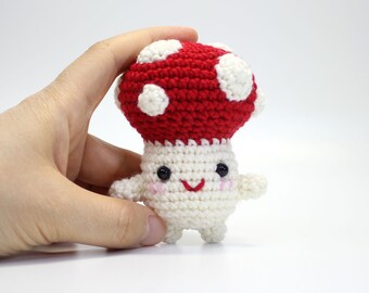 Amigurumi Pattern, Crochet Pattern, PDF,  Digital file, Pattern, English, Handmade, Mario Mushroom