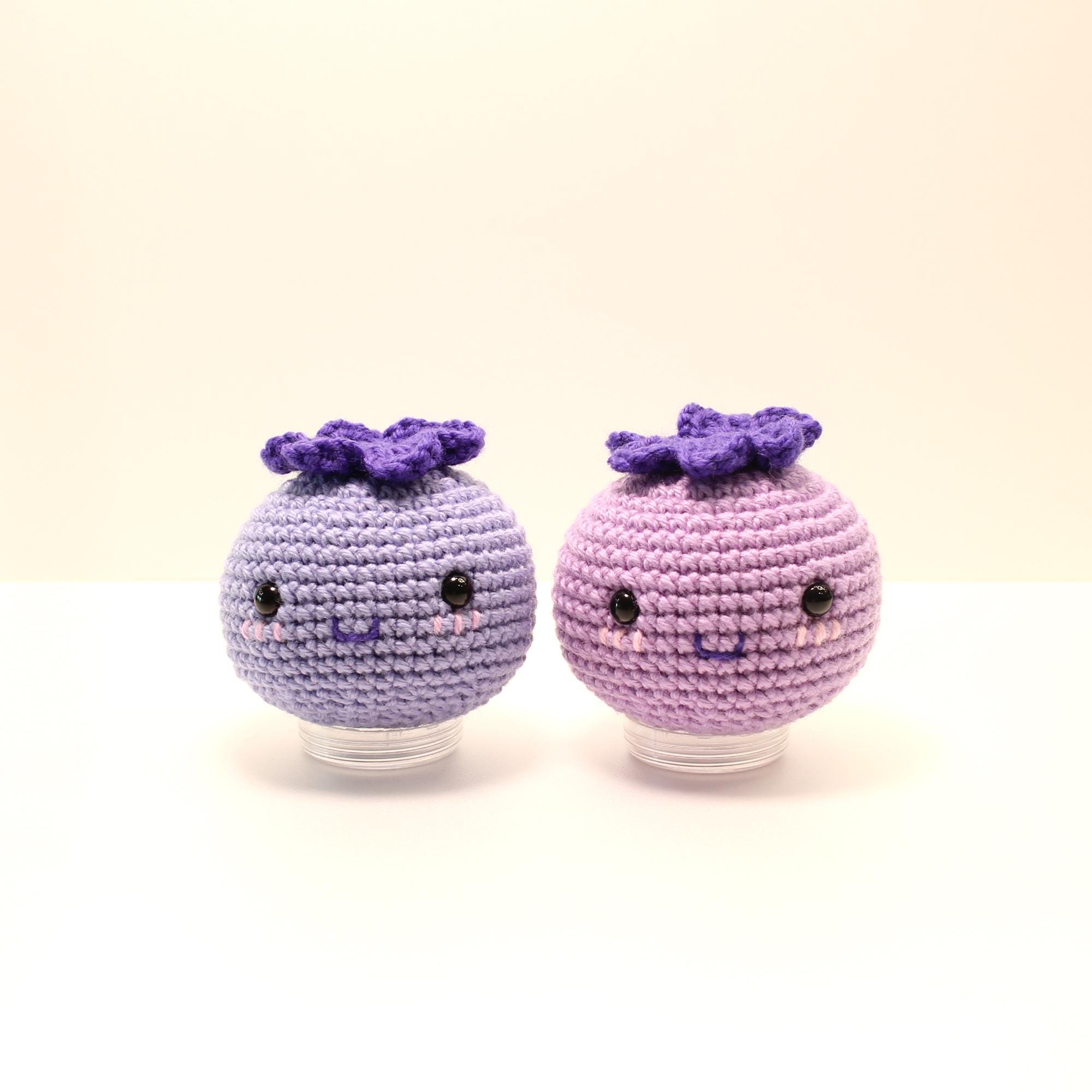 30 Blueberry Crochet Patterns for Fruit-Inspired Amigurumi, Keychains, Plushies, and More 29 Amigurumi Blueberry Crochet Pattern (PDF Download, English)