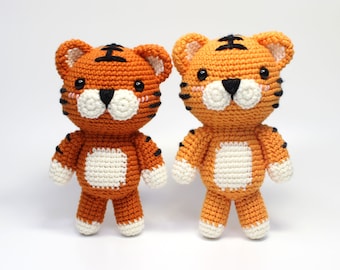 Amigurumi Tiger Crochet Pattern (PDF Download, English)