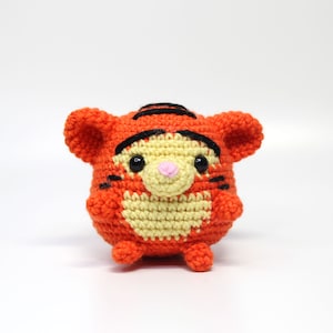 Amigurumipatroon, Haakpatroon, PDF, Digitaal bestand, Patroon, Engels, Handgemaakt, Teigetje, Minitijgertje