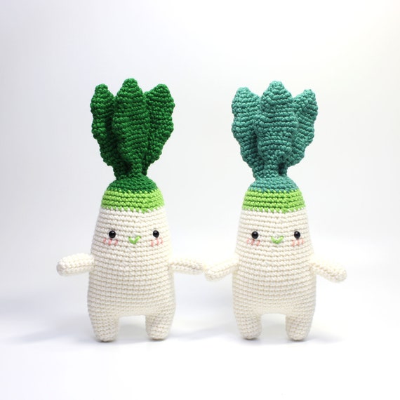 Amigurumi Pattern Crochet Pattern PDF Digital File Pattern English Handmade Radish White Radish Doll Etsy