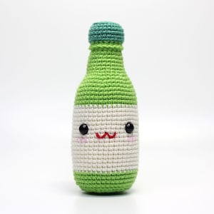 Amigurumi Pattern, Crochet Pattern, PDF, Digital file, Pattern, English, Handmade, Korean liquor, Alcoholic drink, Soju