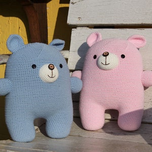 Amigurumi Pattern, Handmade, PDF, Digital file, Doll, Crochet, PDF Pattern, Crochet Pattern, GoMi the Bear Cushion