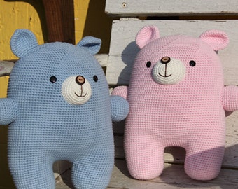 Amigurumi Pattern, Handmade, PDF, Digital file, Doll, Crochet, PDF Pattern, Crochet Pattern, GoMi the Bear Cushion