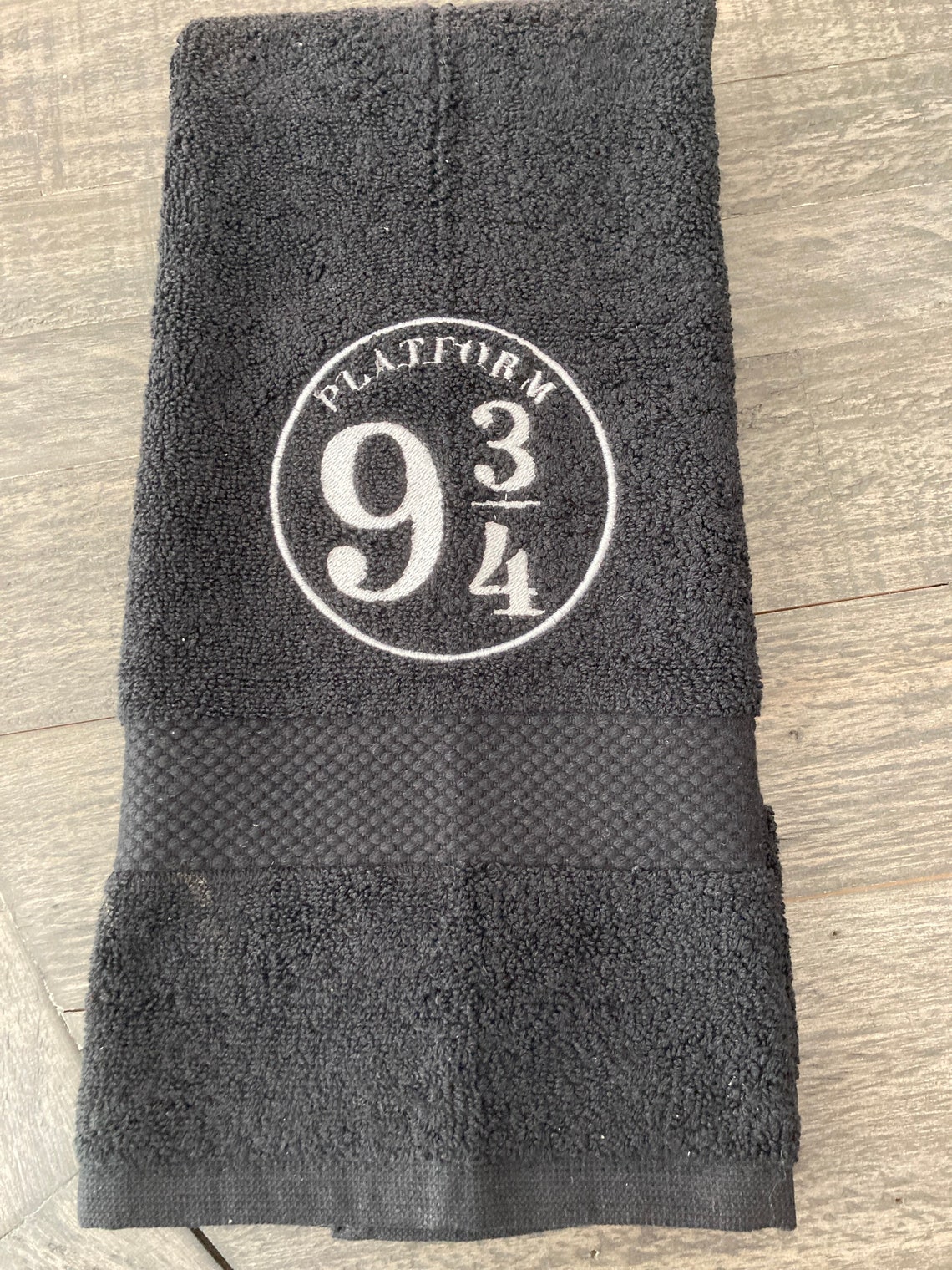 Harry Potter Inspired Hand Towel Platform 9 3/4 Towel Etsy