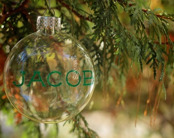 Name Ornament / Christmas Ornament / Personalized Christmas Ball