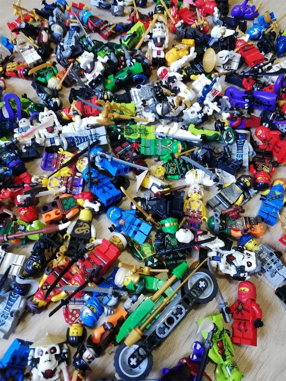 LEGO Ninjago Minifigure X5 Minifigures per Order With Accessories Bulk Packs of Characters and Rarities All Genuine Etsy Canada