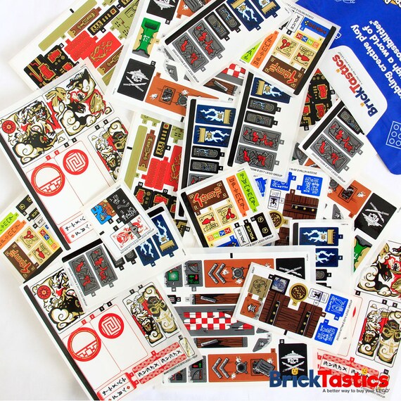 LEGO NINJAGO Sticker Creativity Pack 7 sheets per pack lucky dip All Genuine