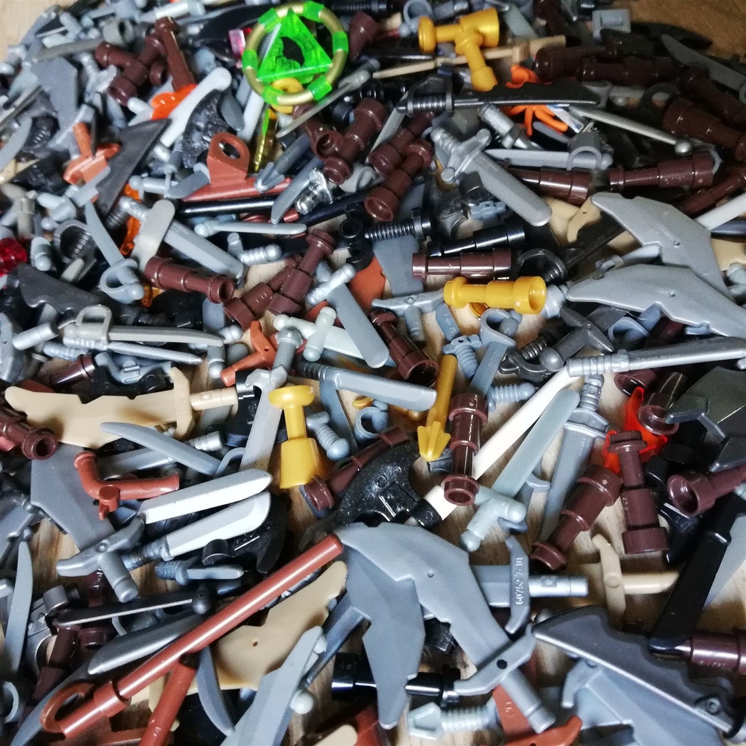 LEGO Medieval Weapons Pack for Minifigures X30 per Order LOTR Etsy