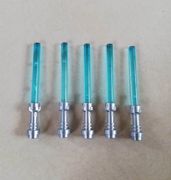GENUINE LEGO Light Saber Trans Light Blue x 2 Weapon Star Wars NEW LEGO